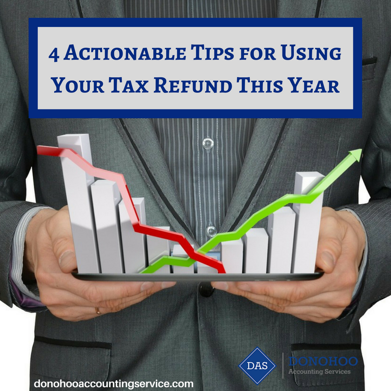 4 Actionable Tips for Using Your Tax Refund This Year